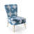 Polka Dots Blue Polyester Blend 2 selected