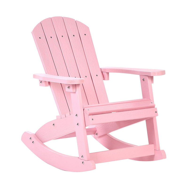 Adirondack Outdoor Adirondack Chair, Pink