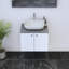 Ensemble de meuble-lavabo simple 23,6 po avec plateau Karaya-595880561-595880566