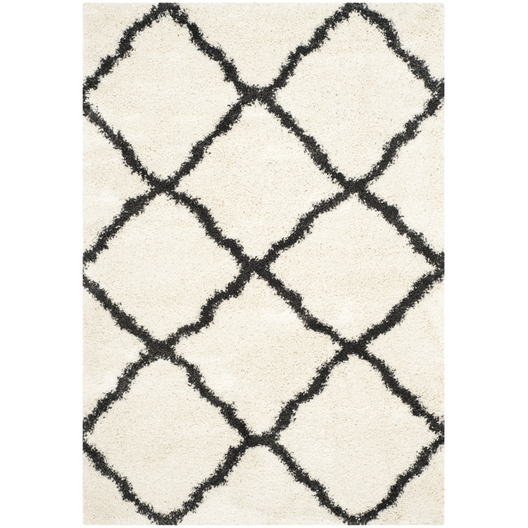 Bertle Shag Performance Geometric Rug