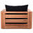 Gazel Teak Patio Chair with Cushions-86506438