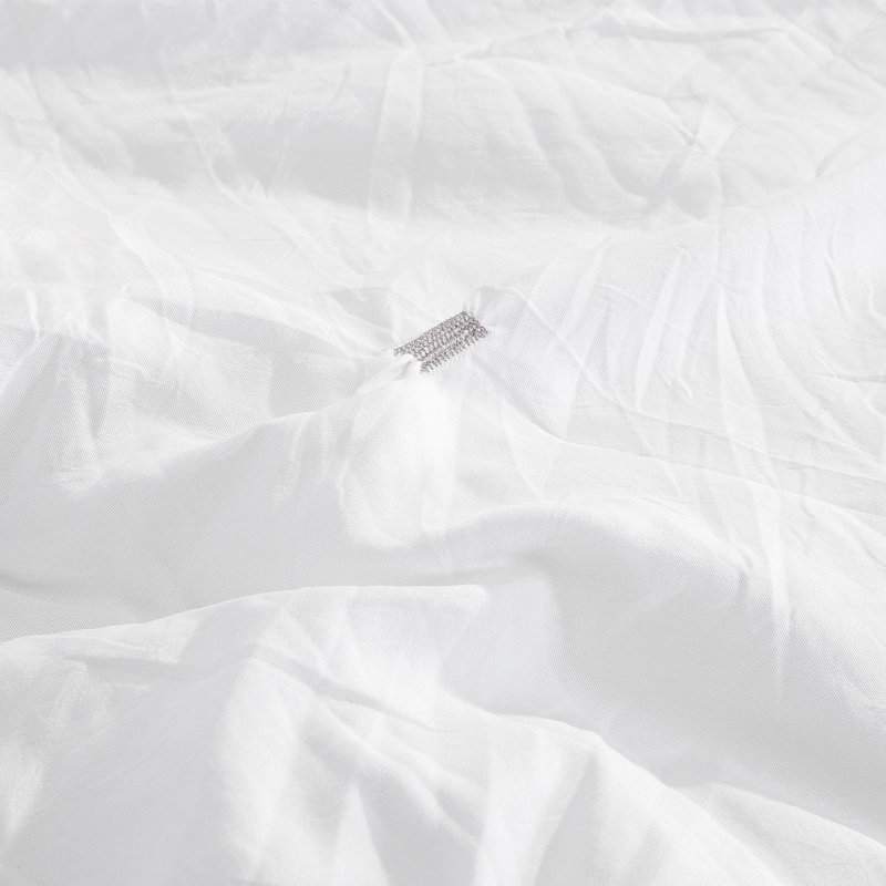 Nava Polyester Channel Comforter, King Comforter + 2 Shams