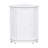 Bathroom Cabinet Triangle Corner Storage Cabinet With Adjustable Shelf Modern Style MDF Board