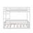 Full Over Full Wood Bunk Bed With Ladder-1367410319