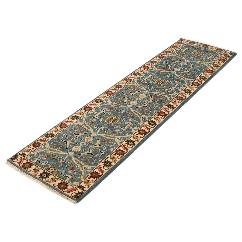 Tapis turquoise Serapi Heritage 2 pi 8 po x 10 pi 0 po