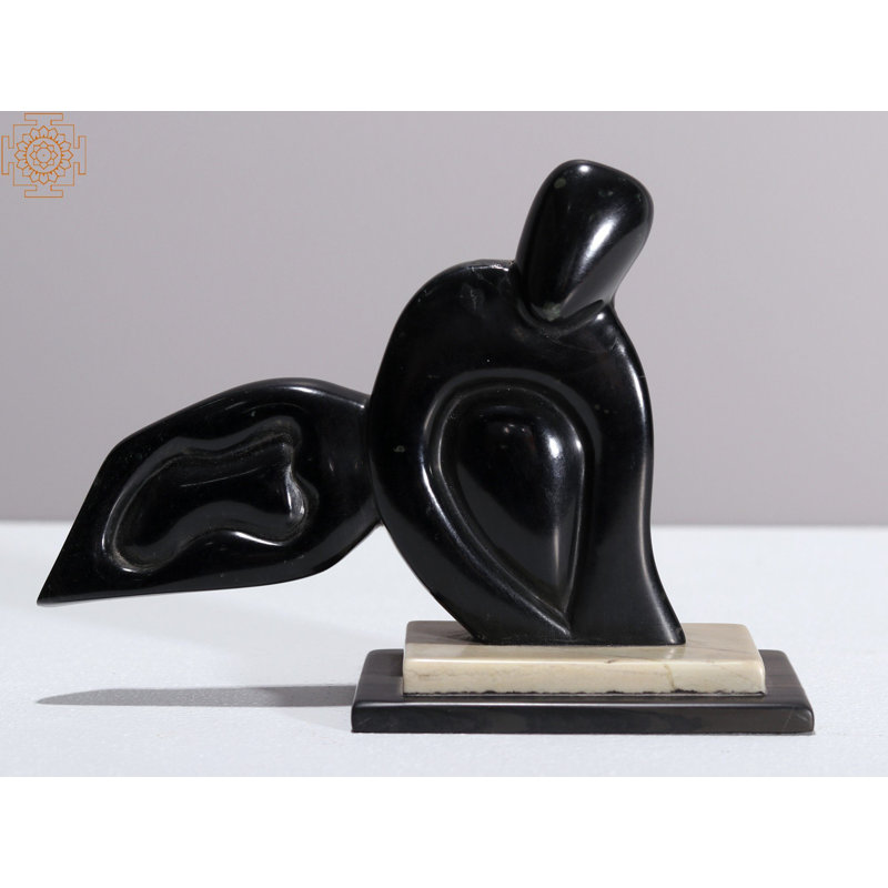 Statue de jardin en pierre noire Mascia Decor