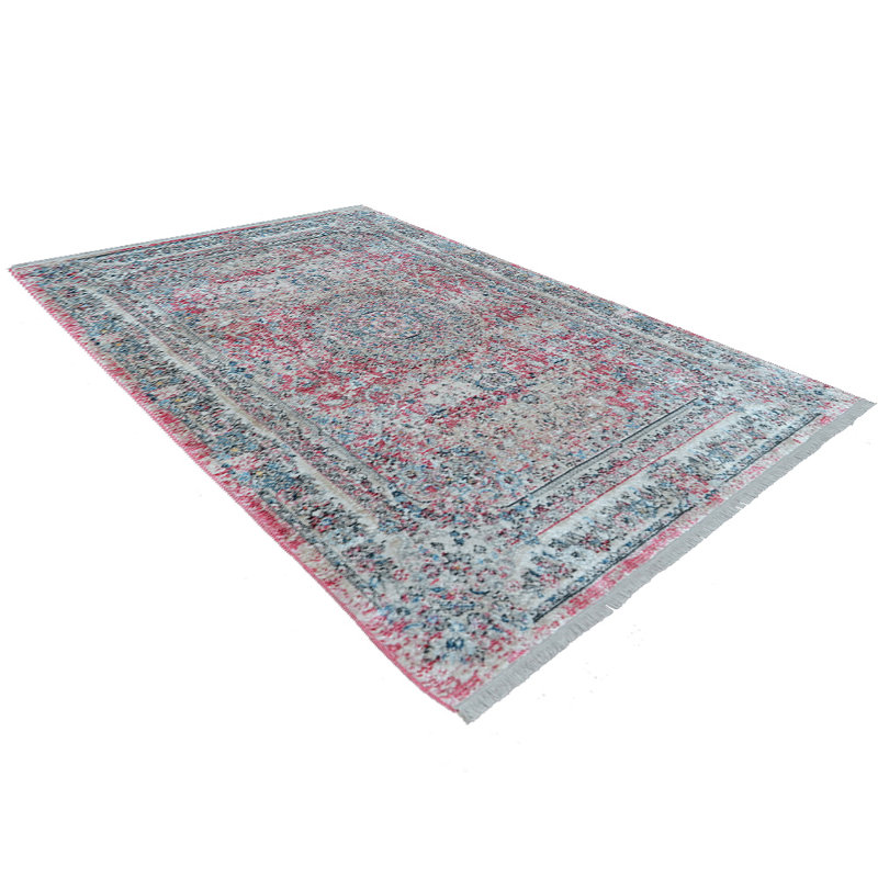 Beier Washable Area Rug, Large Rugs for Living Room Vintage Carpet Area Rugs for Bedroom Dining Room Non-Slip low pile Stain Resistant -MACHINE MADE POLYESTER AREA RUGS  - Rectangle, Multicolor,Oriental Design