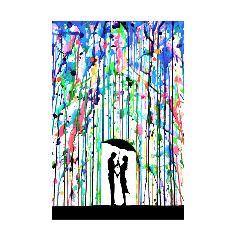 Art sur toile Marc Allante Pour Deux, H 19 po x l 12 po