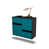 Anthracite/Turquoise
