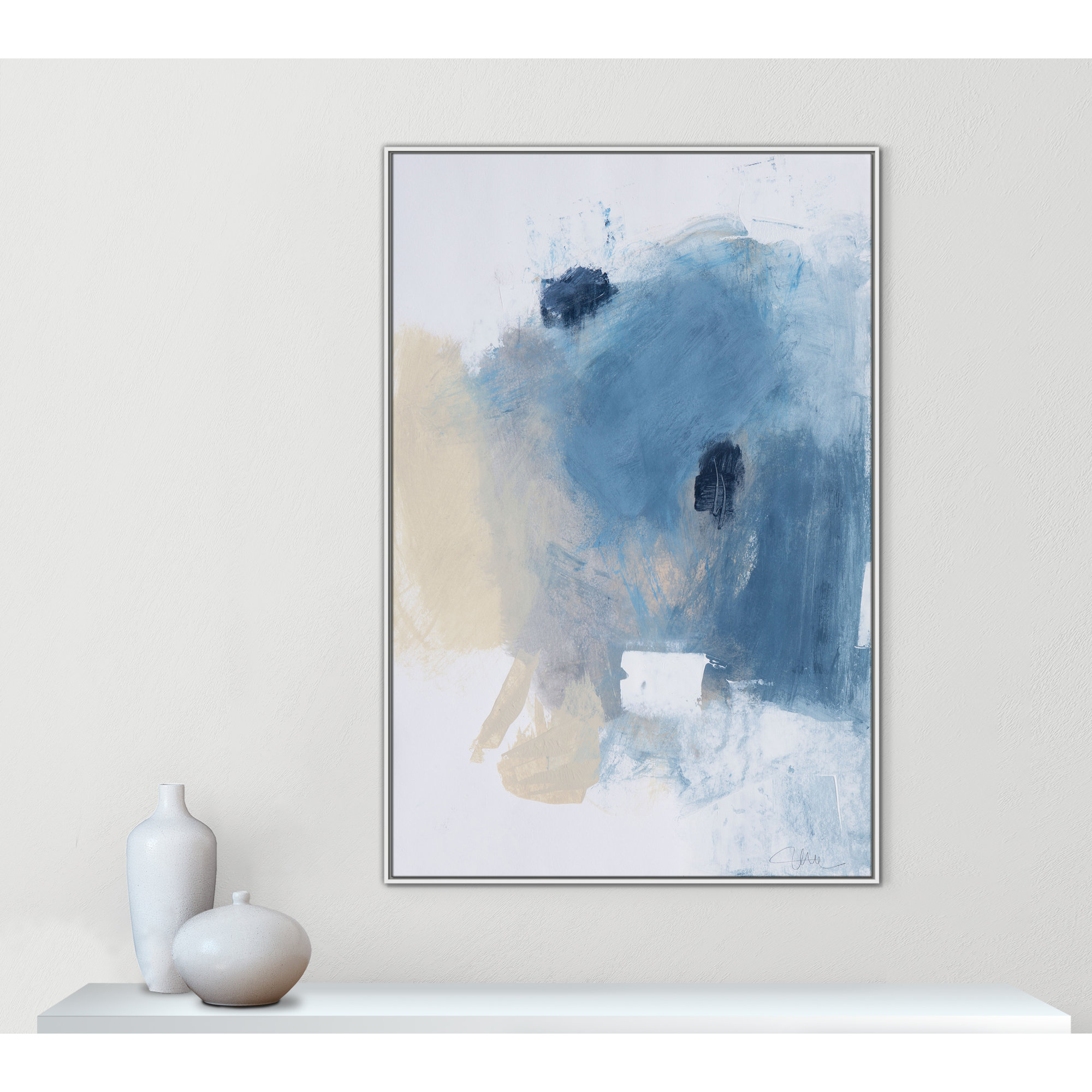Coastal Carnival I Print by Casa Fine Arts, No Mat, 61.5" H x 41.5" W x 2" D, White Floater Framed Canvas
