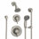 Garniture de douche et de douche à main à pression équilibrée M-Dura Posi-Temp Moen, valve requise