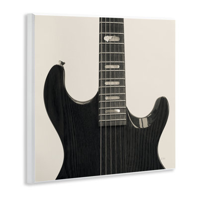 Electric Guitar Wall Plaque Art by Deborah Revell