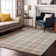 Premium Machine Washable Corum AMF1052 Plaid Rug