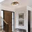 1 - Light Unique / Statement Modern Ring Dimmable LED Semi Flush Mount