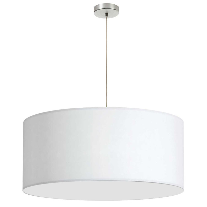 Quinley 1 - Light Single Pendant, 16.5" H x 28" W x 28" D, White