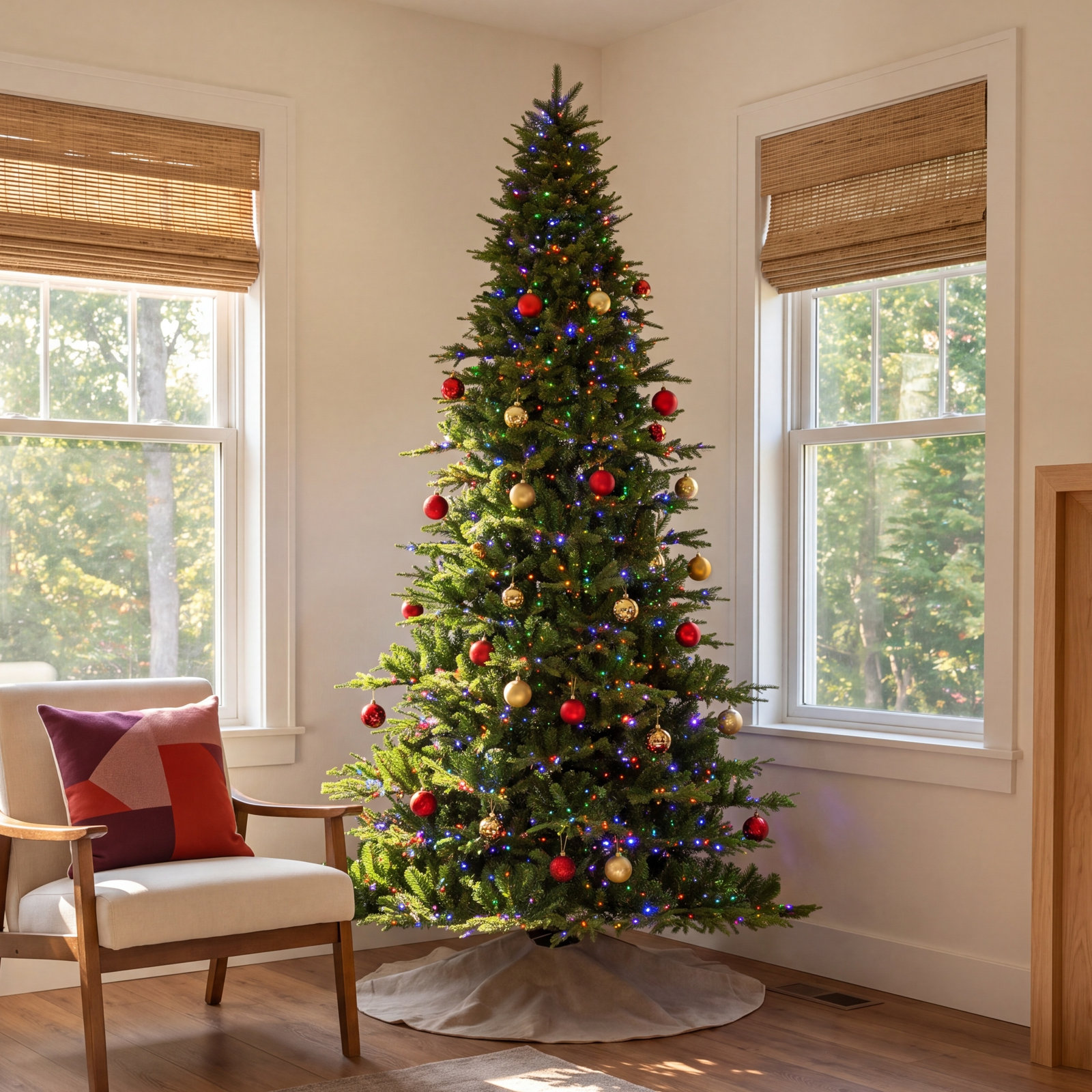 Mcdaniel Pre-Lit Fir Christmas Tree, 11' H