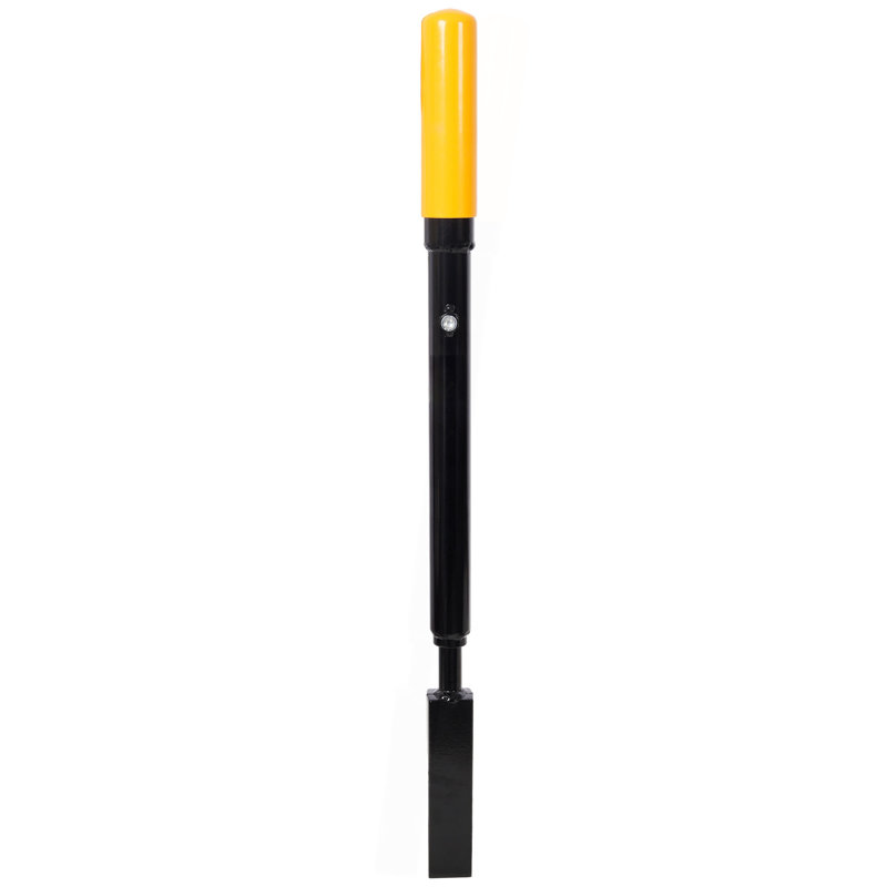 Fendeuse à bûches manuelle, fendeuse à bois manuelle robuste, noire avec poignée jaune