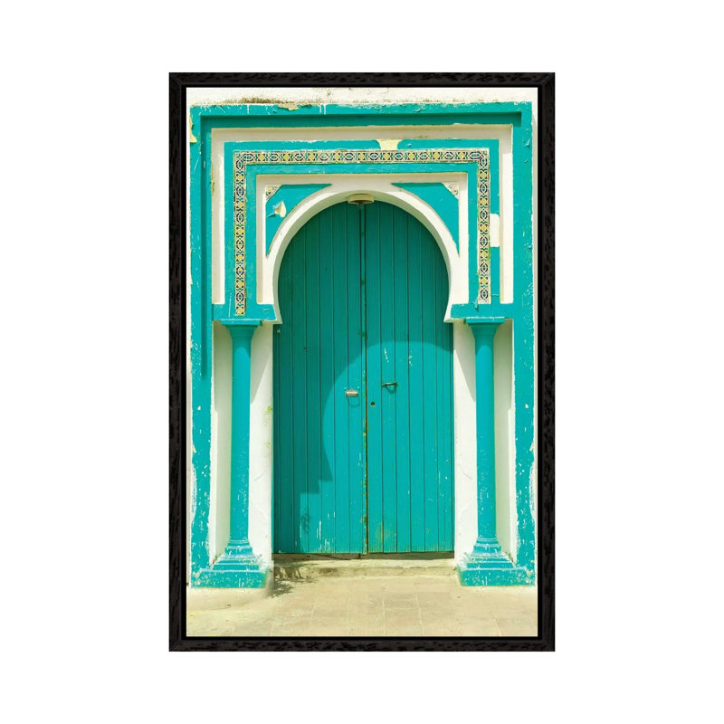 Tunisia Door by Danita Delimont - Print on Canvas, Black Framed, 66.04 cm H x 45.72 cm W