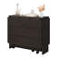 127.3Cm x 79.8Cm Dinning Table with Wheels-2041236328