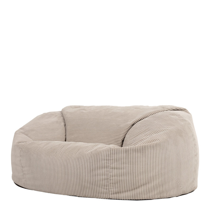 Soul Cord Giant Two-Seater Bean Bag, Stone