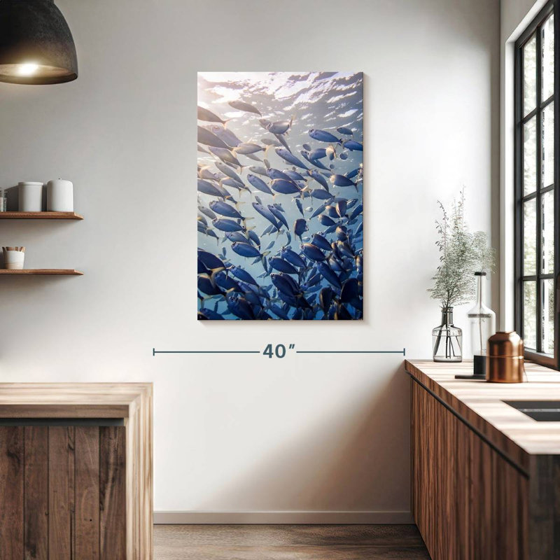 Brampt Curacao Fish, 39" H x 26" W