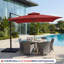 Parasol carré en porte-à-faux 120 po-1075560058