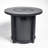 30Inch Propane Fire Pit With Rocks, 40000Btu, Steel Construction 40000Btu Table, 30Inch, Stainless Frame-634753652-634753655