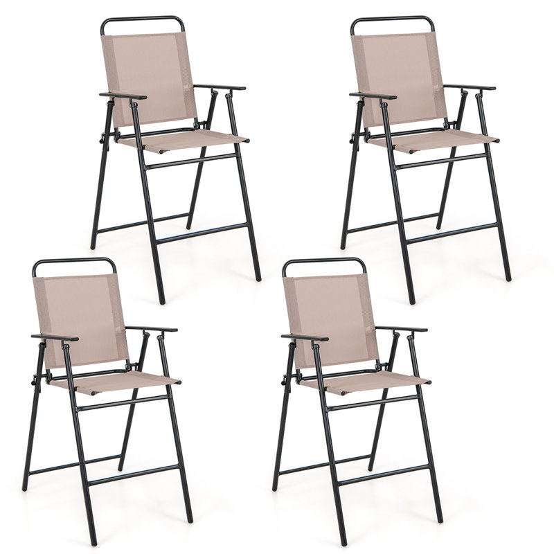 Braulio Metal Outdoor 24'' Counter Stool