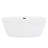 59.1'' x 28.4'' Freestanding Soaking Acrylic Bathtub