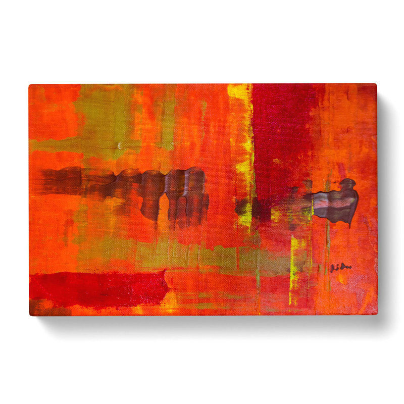 Abstract Art Painting Vol.200 by S.Johnson - Wrapped Canvas Painting, 60cm H x 91cm W x 3cm D