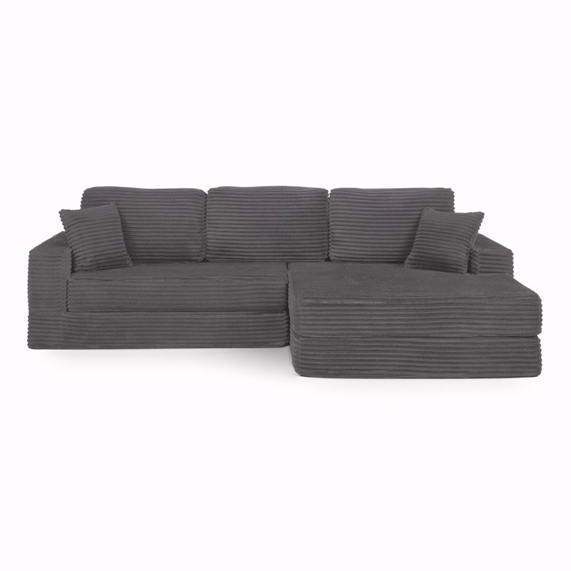 Canapé modulaire L, Gris