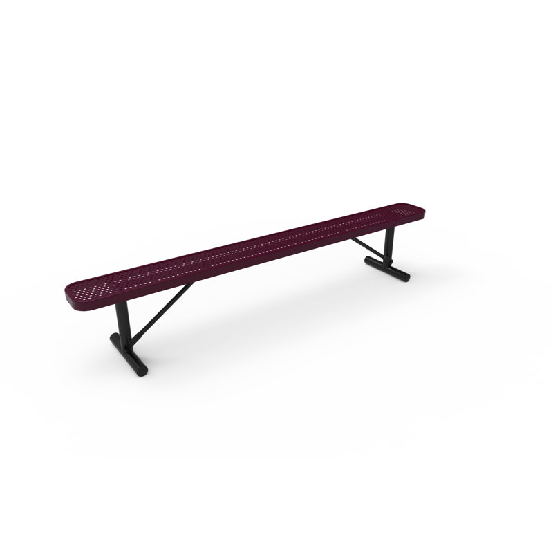 Banc de parc en plastique Dierking, Mauve