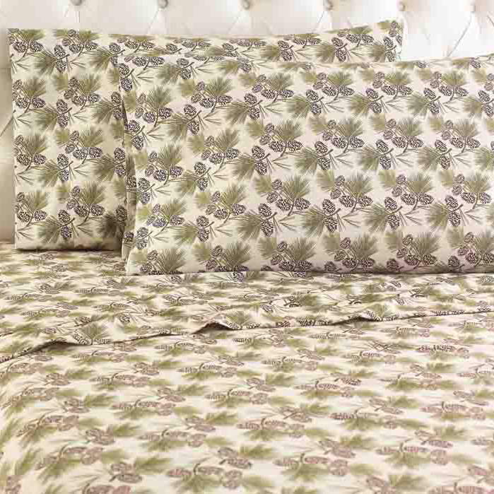 Micro Flannel® RV Sheet Sets, Pinecone, RV Bunk