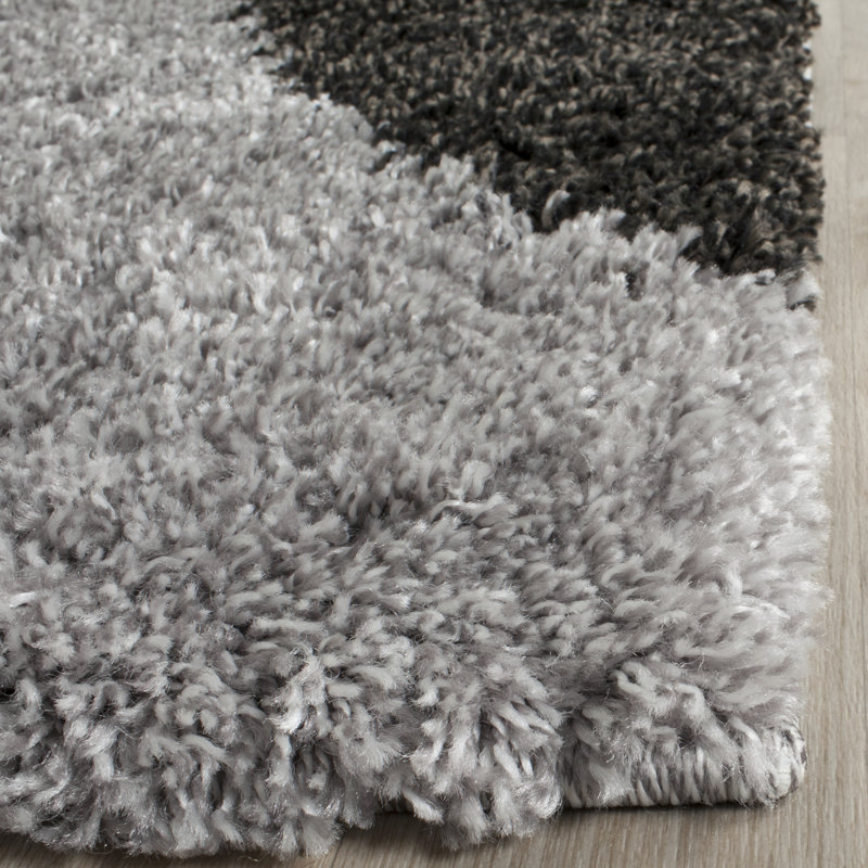Barbara Shag Performance Geometric Rug, Rectangle 4' x 6'