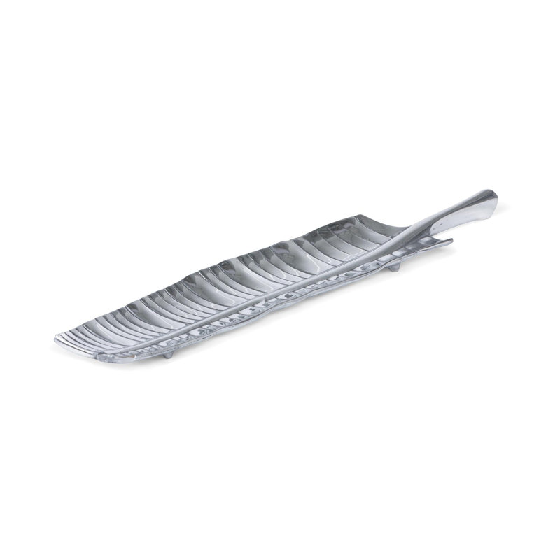 Coastal Cottage Pewter Decorative Tray