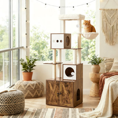 Felise 72.8" H 4-Tier Cat Tree