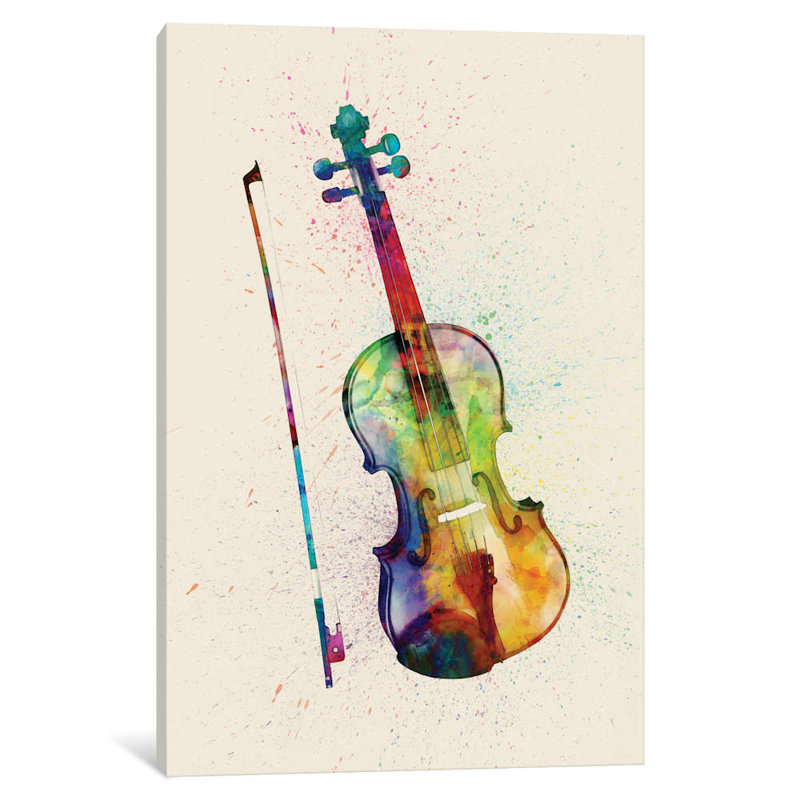 Violin by Michael Tompsett - Wrapped Canvas Print, 66.04 cm H x 45.72 cm W x 1.91 cm D