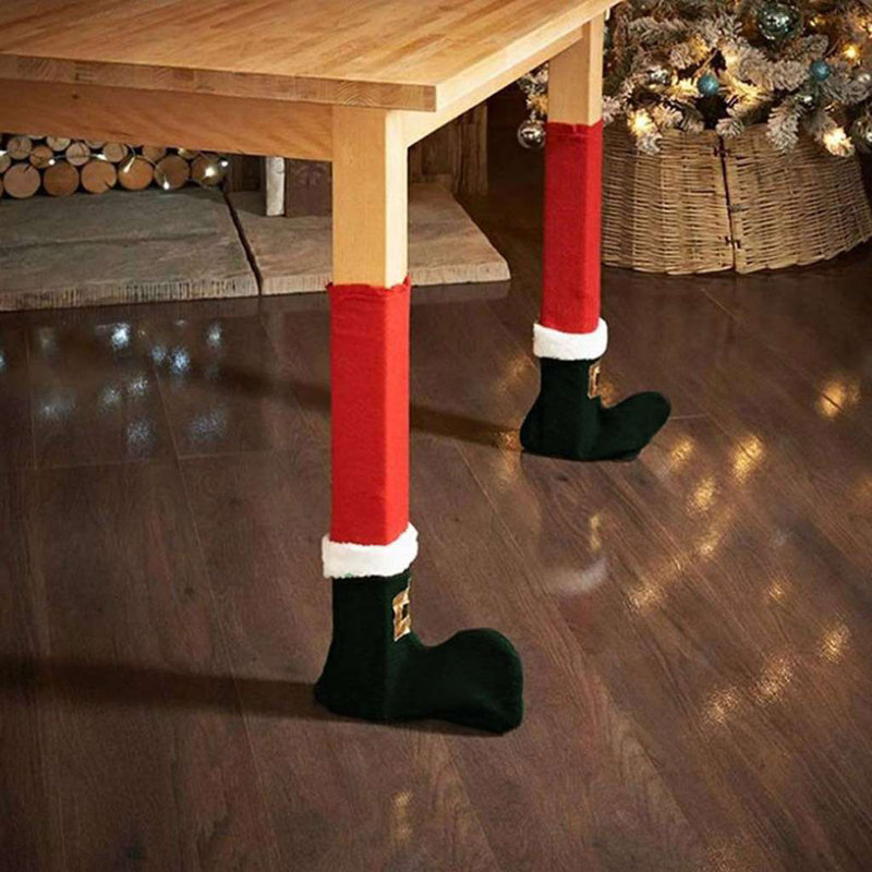 Anneau de pied de chaise de Noël