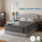 12'' Euro Top Medium Firm Hybrid Mattress with Gel Memory Foam, Bed in a Box-75585730-82845271