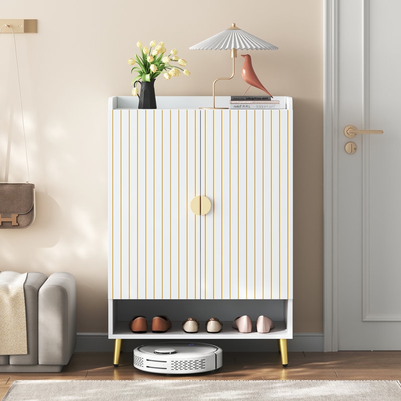 16 Pair Shoe Storage Cabinet