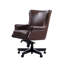 Fauteuil de direction en cuir véritable Charton-661151460