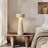 Luxury Travertine Stone Bedside Table Lamp