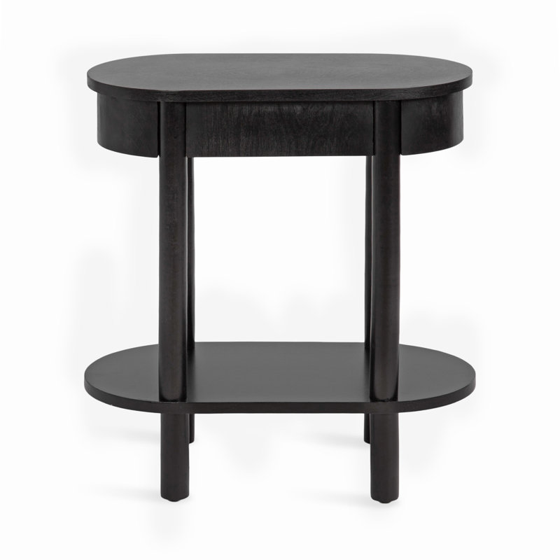 Koji Wooden Living Room Side Table