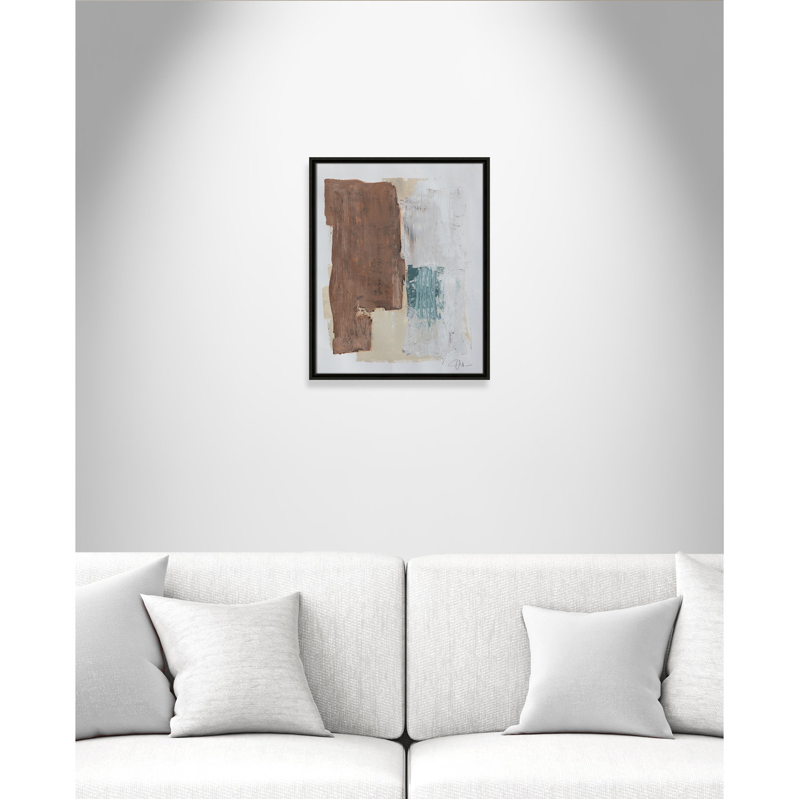 Together We Work I Print, Espresso Framed, 21.5'' H x 17.5'' W x 2'' D