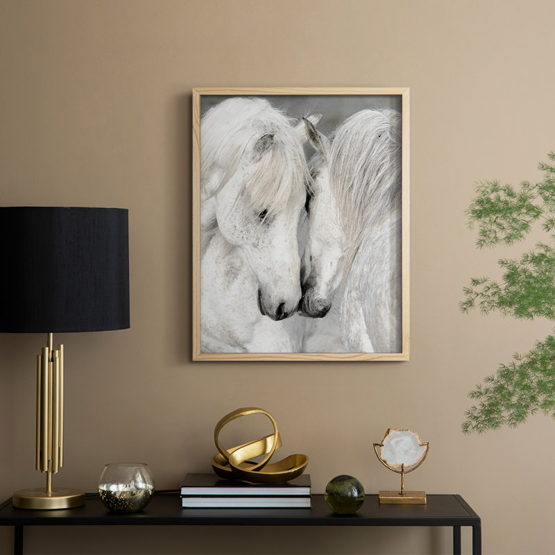 Affection II Framed Print - Solid Wood, 30" H x 24" W