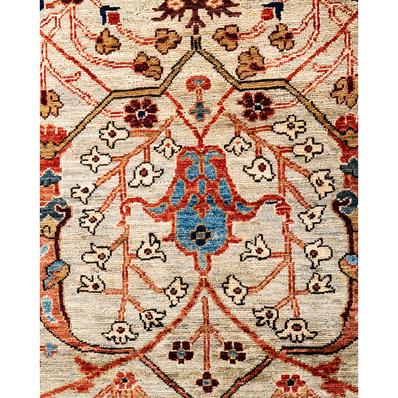 Serapi One-of-a-Kind Rectangle 9'1" X 11'11" Hand Knotted Area Rug
