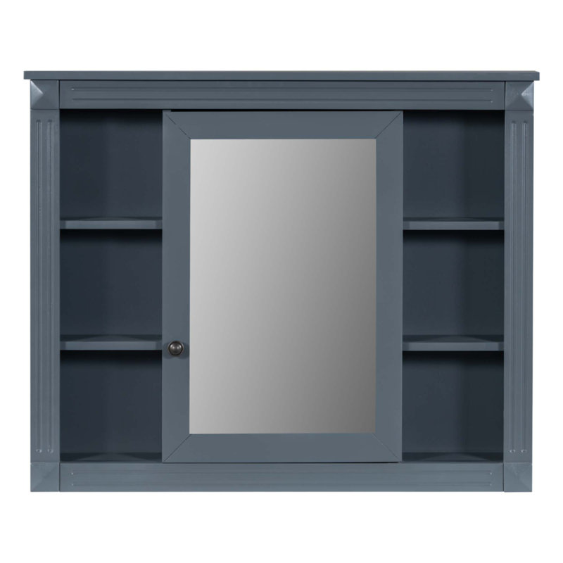 36'' Bathroom Vanity With Top Sink, Blue