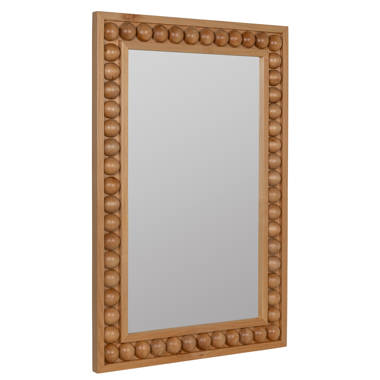 Wade Logan® Arazeli Rectangle Wood Wall Mirror & Reviews