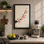 Flowering Branch in Bloom Japandi - Wrapped Canvas-454972742-454972740