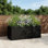 Boîte à fleurs rectangulaire en métal avec trous de drainage Dees